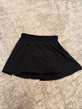 SPANX Black Circle Skater Skirt with Built-In Shorts